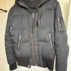 The Kooples Men's Gray Puffer Jacket Size L
